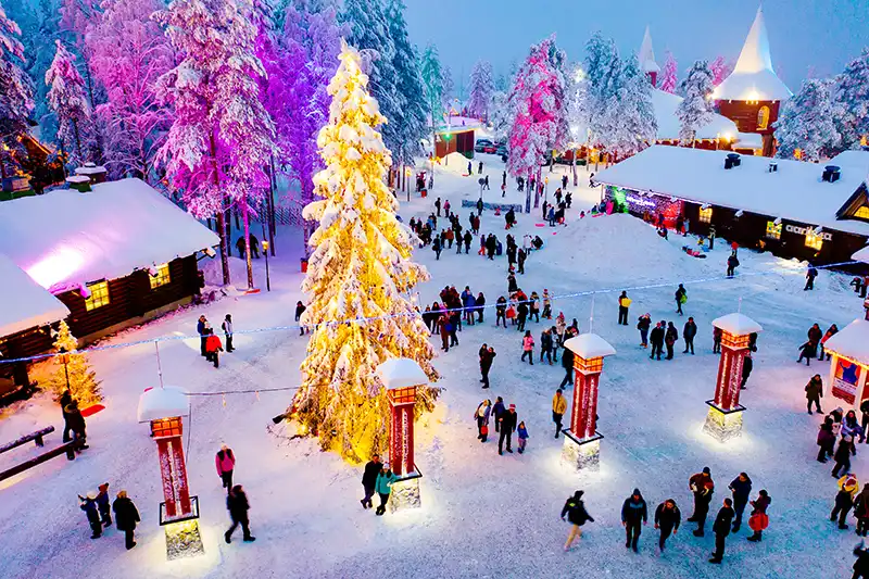 Santa Claus Village am Polarkreis
