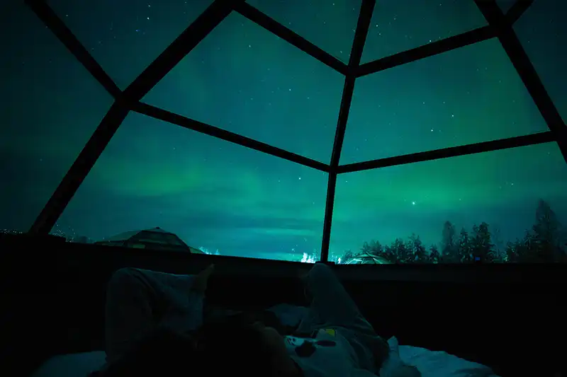 Glass Igloos bei Rovaniemi
