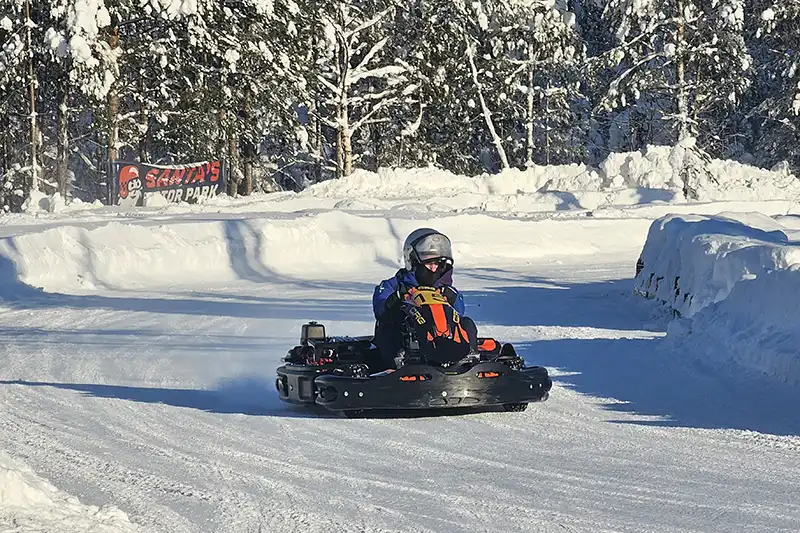 Ice Karting im Santa Claus Village