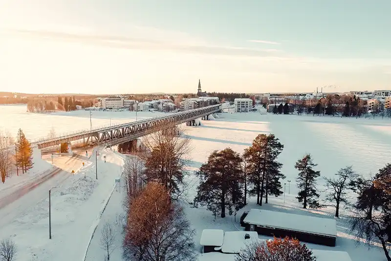 Rovaniemi in Finnisch-Lappland