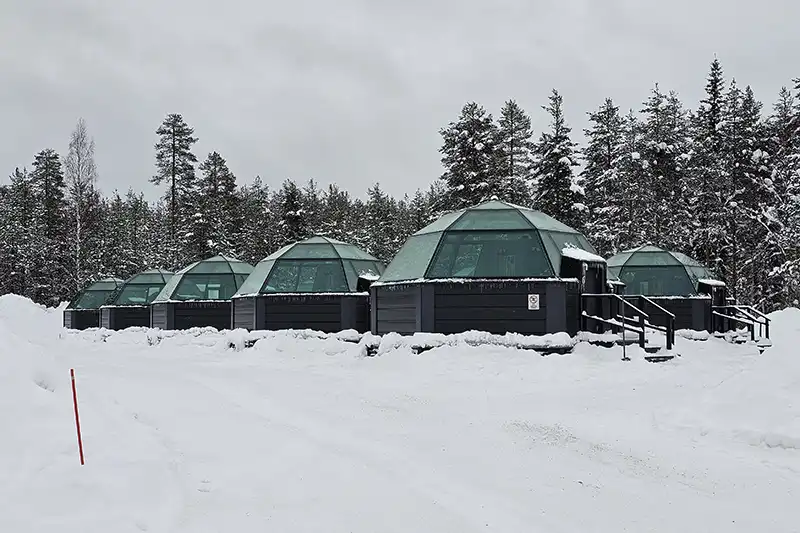 Glass Igloos in Finnisch-Lappland