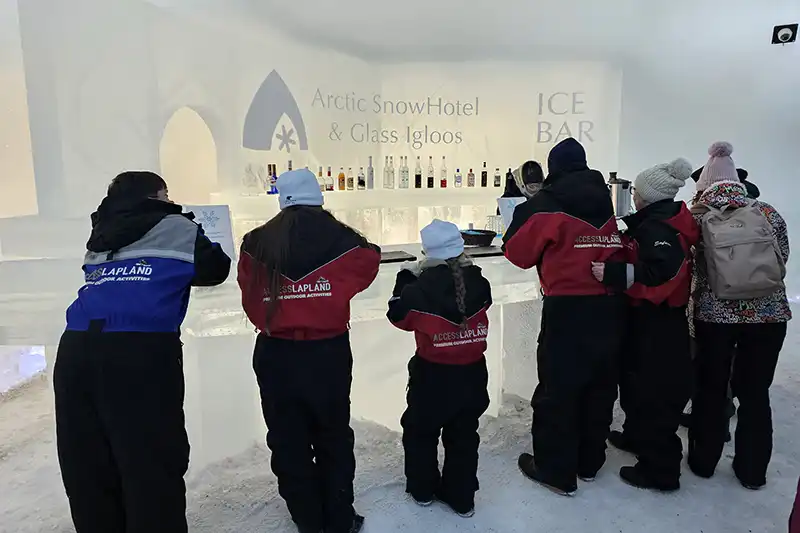 Ice Bar im Arctic SnowHotel