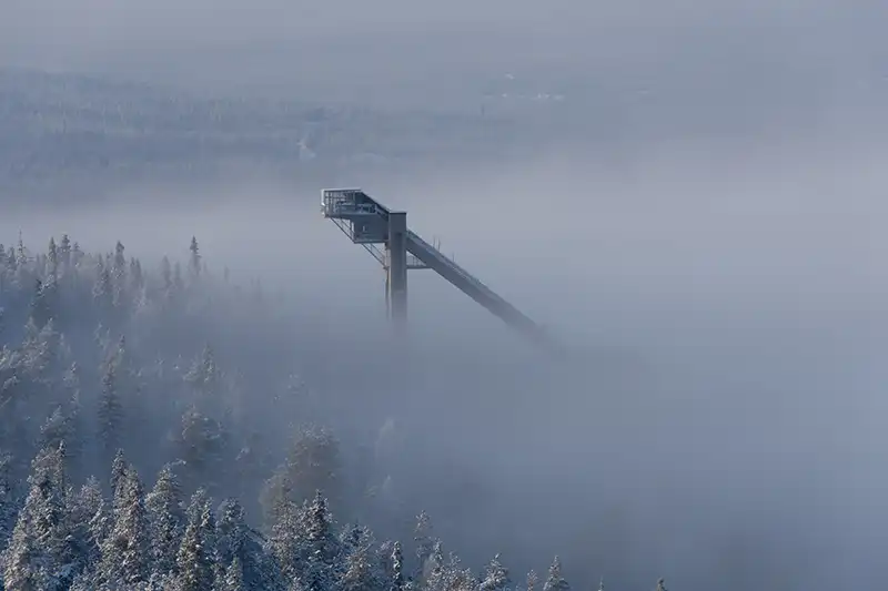 Skisprungschanze in Ounasvaara